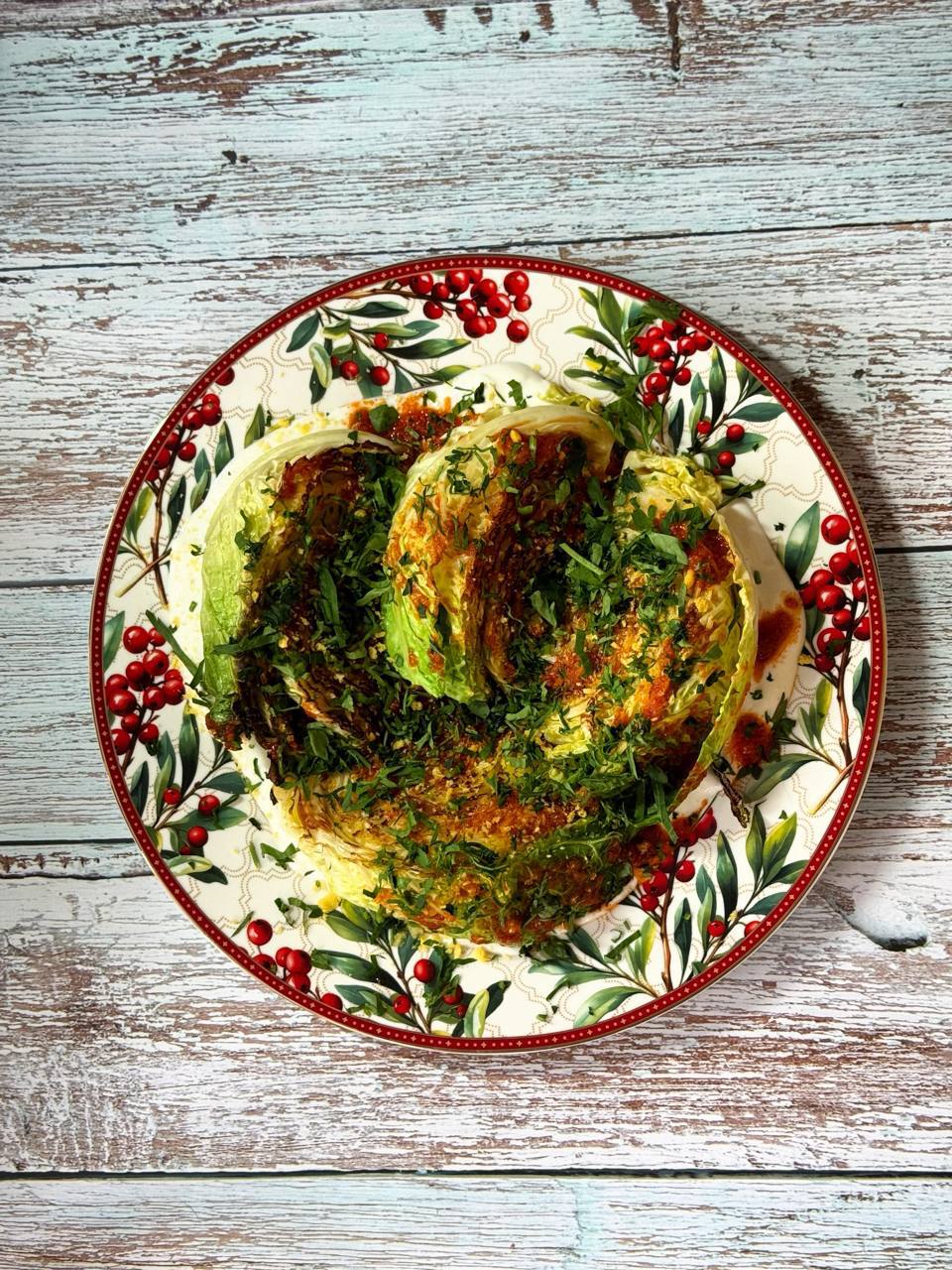 Мой рецепт: капуста с хариса-заправкой