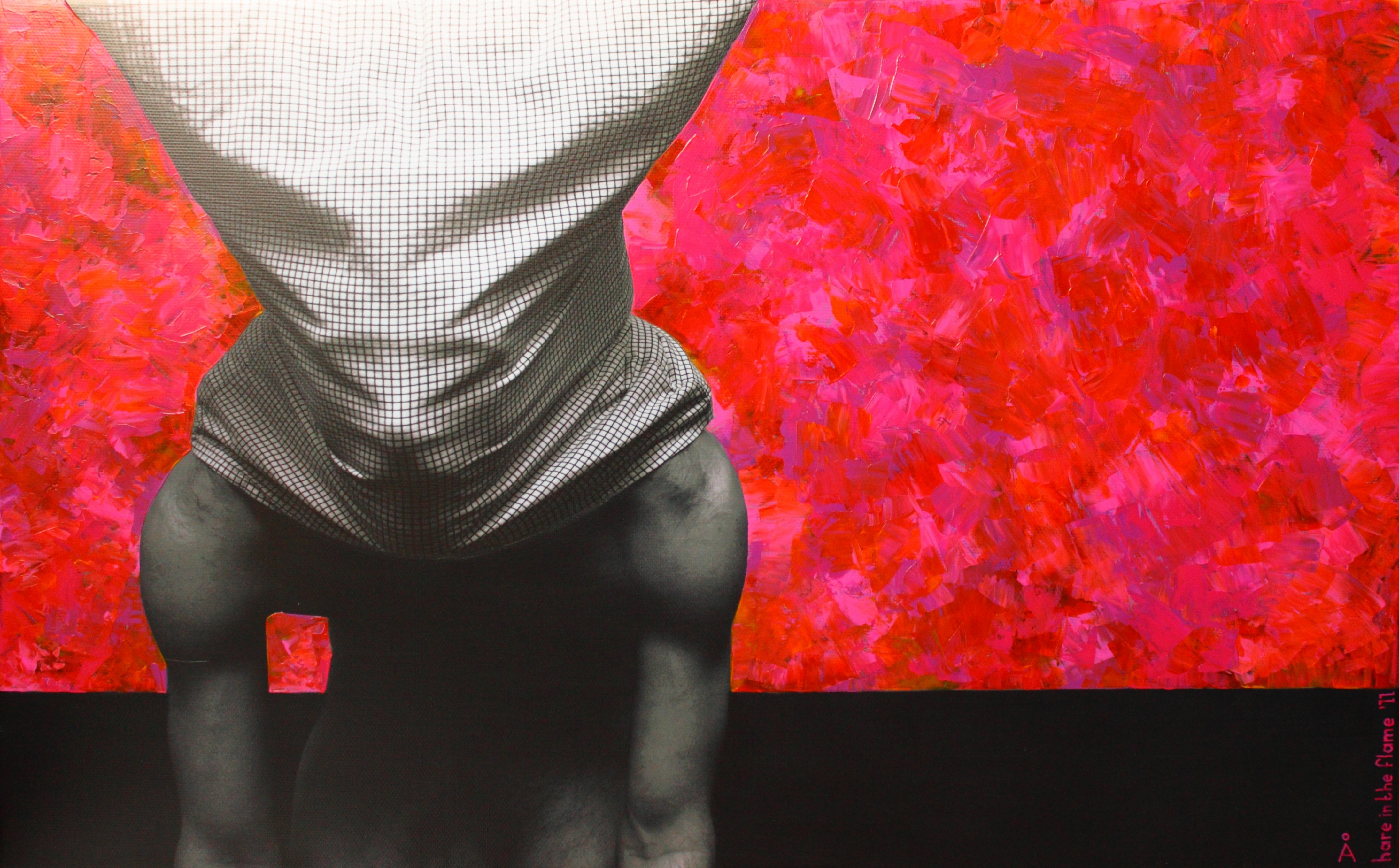 Мои рисунки: серия автопортретов в смешанной технике