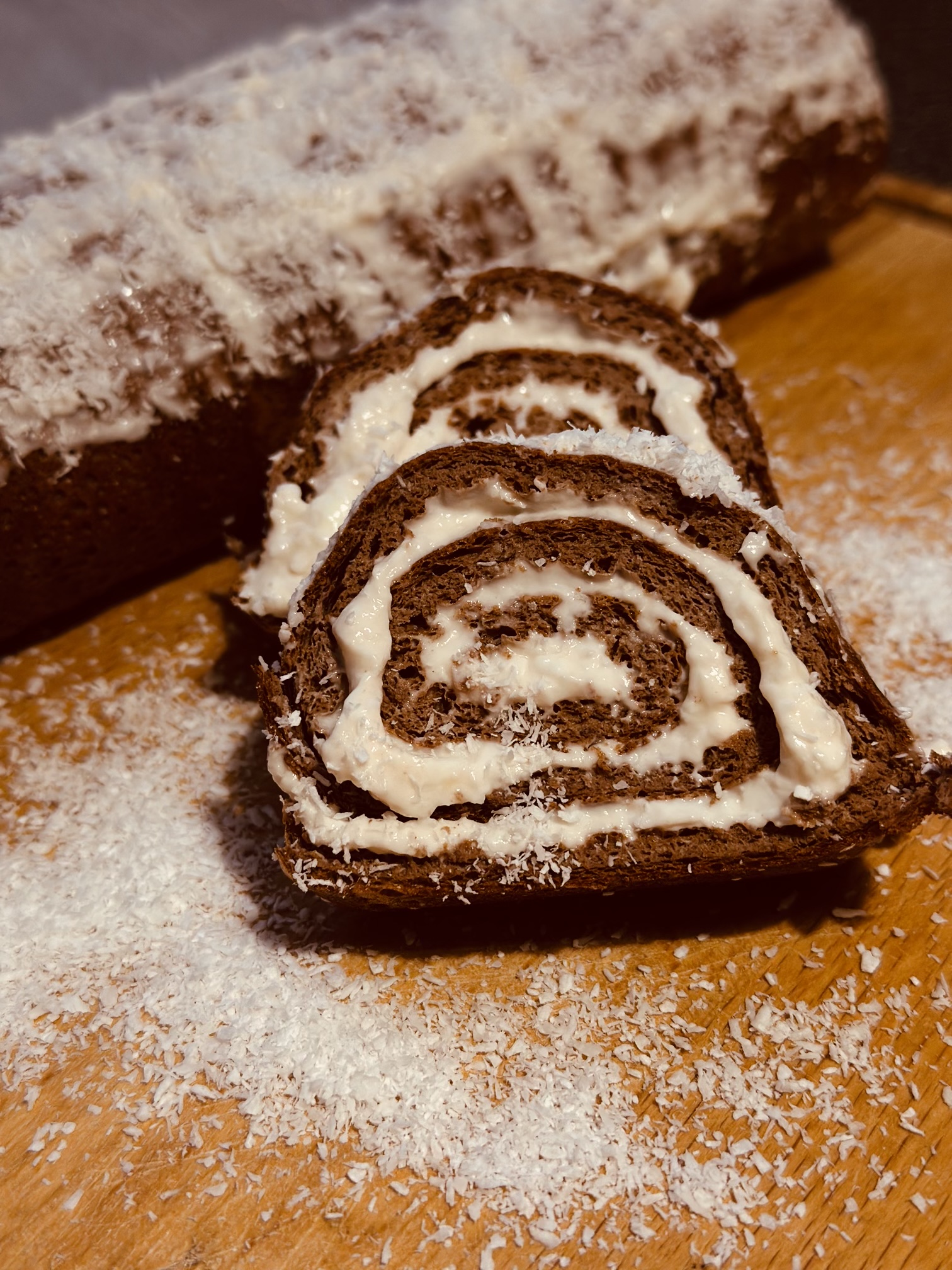 Мой рецепт: ПП-рулет с кремовой начинкой «Баунти»