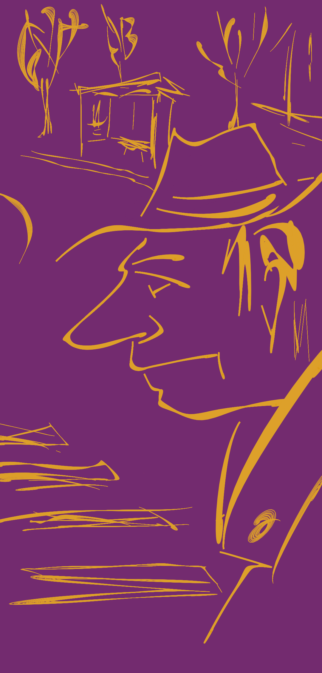 Мой рисунок: зарисовка из автобуса «Пора домой»