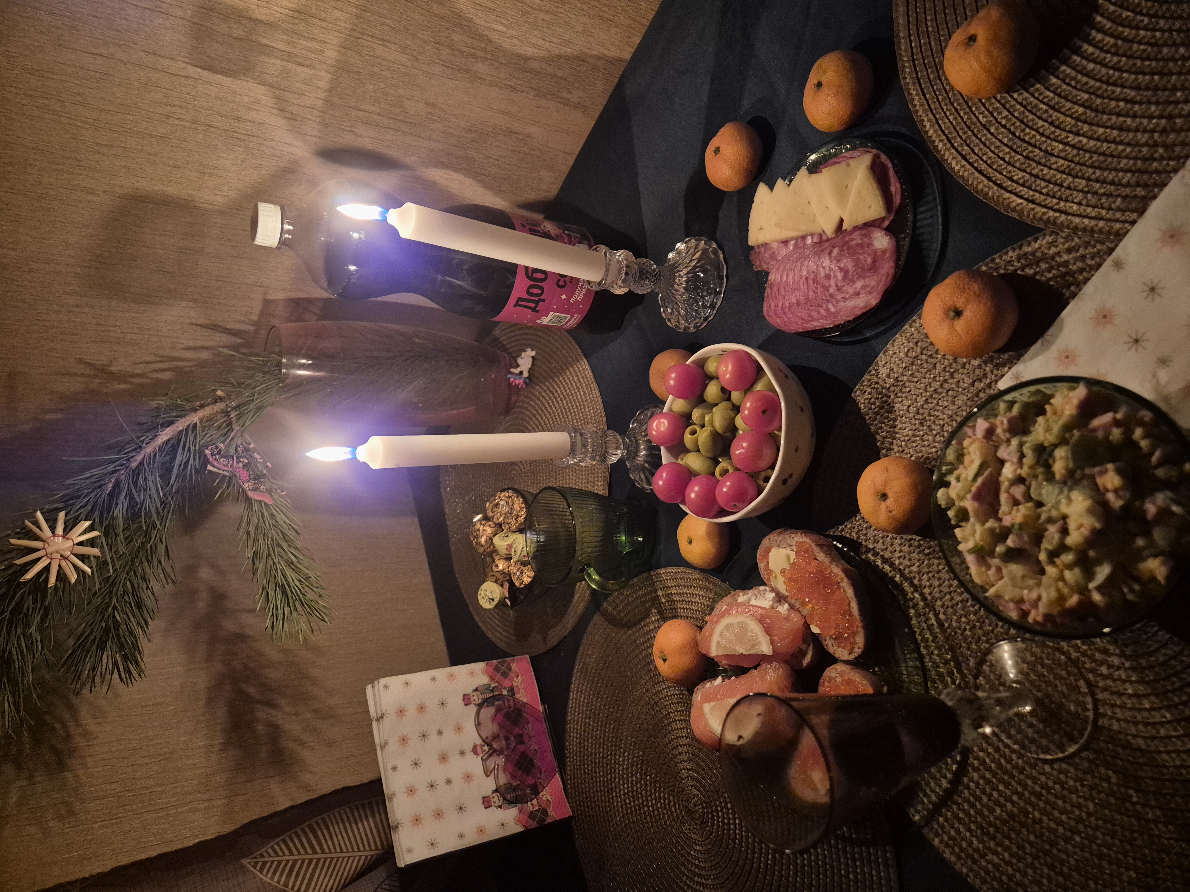 Мое застолье: минималистичный новогодний ужин на двоих