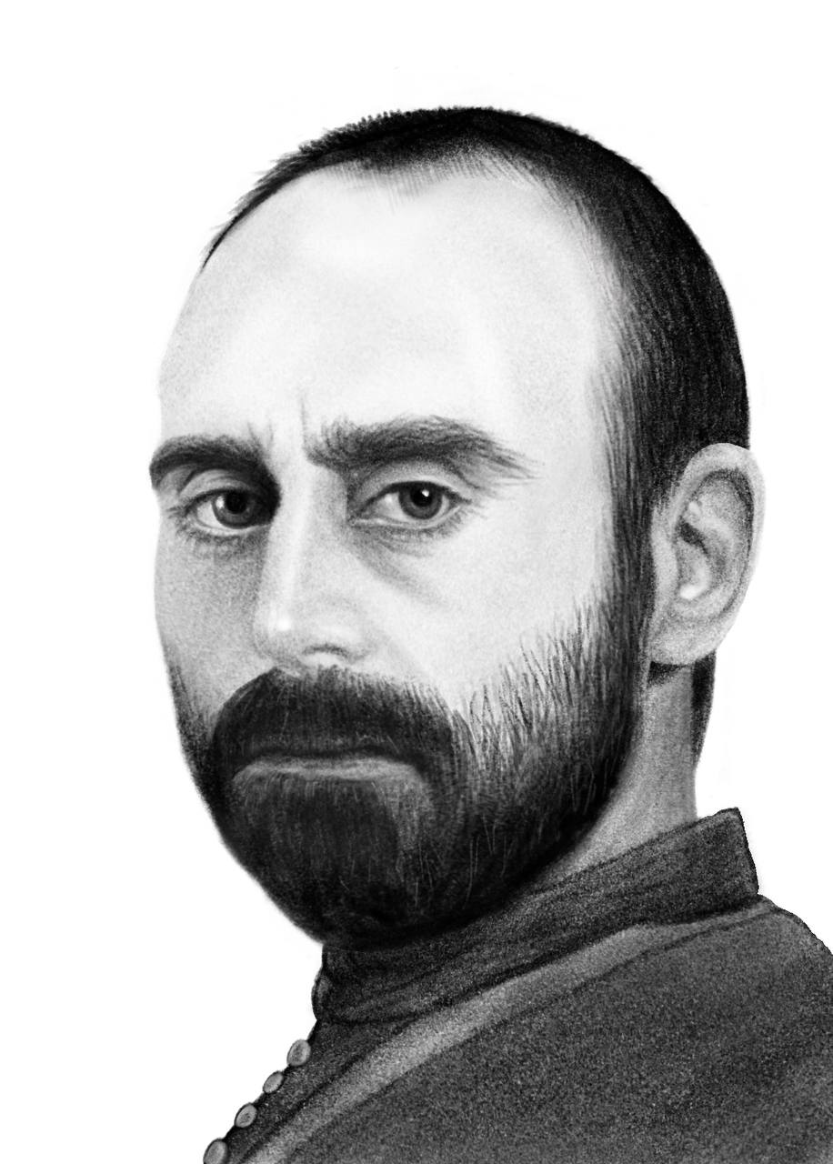 Мой рисунок: портрет султана Сулеймана виртуальным карандашом
