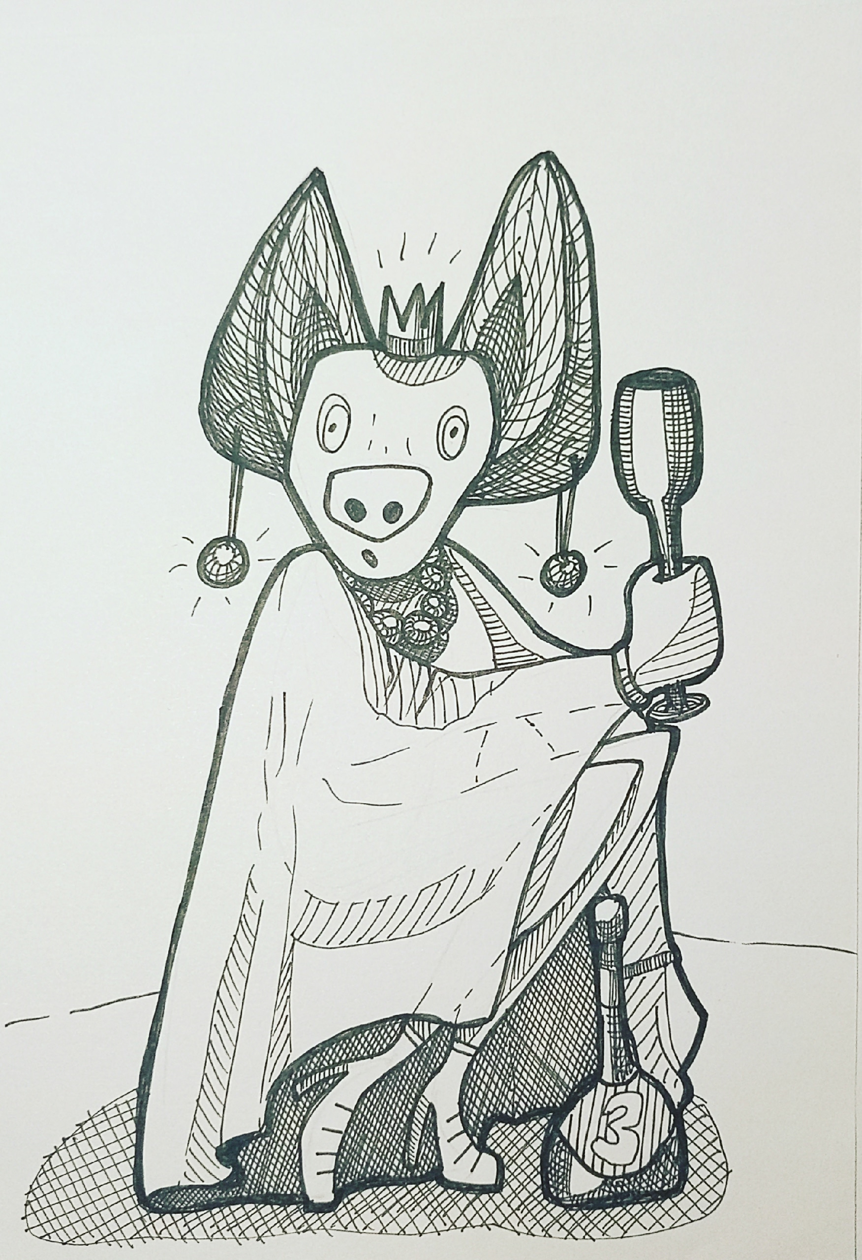 Мои рисунки: серия быстрых скетчей на Inktober 2025