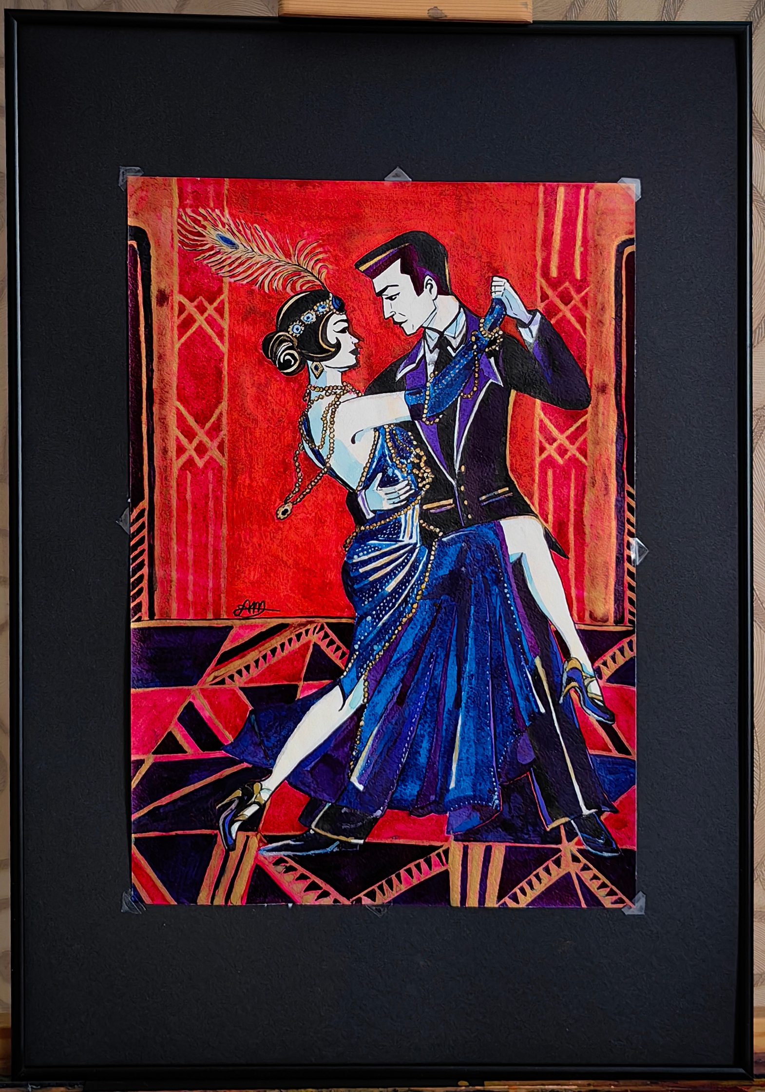 Мой рисунок: «Золотой танец»