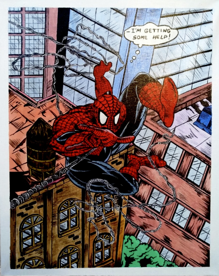 Мой рисунок: Человек-паук