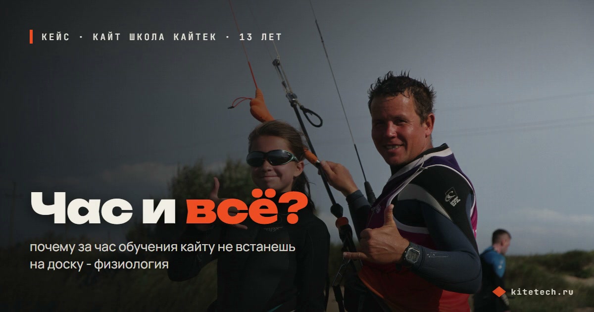 Сколько часов нужно, чтобы научиться кайту с нуля