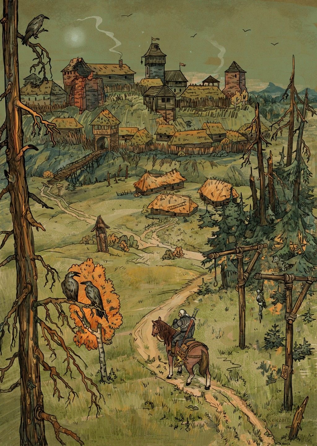 Приквел саги о Ведьмаке: я прочла «Перекресток воронов»