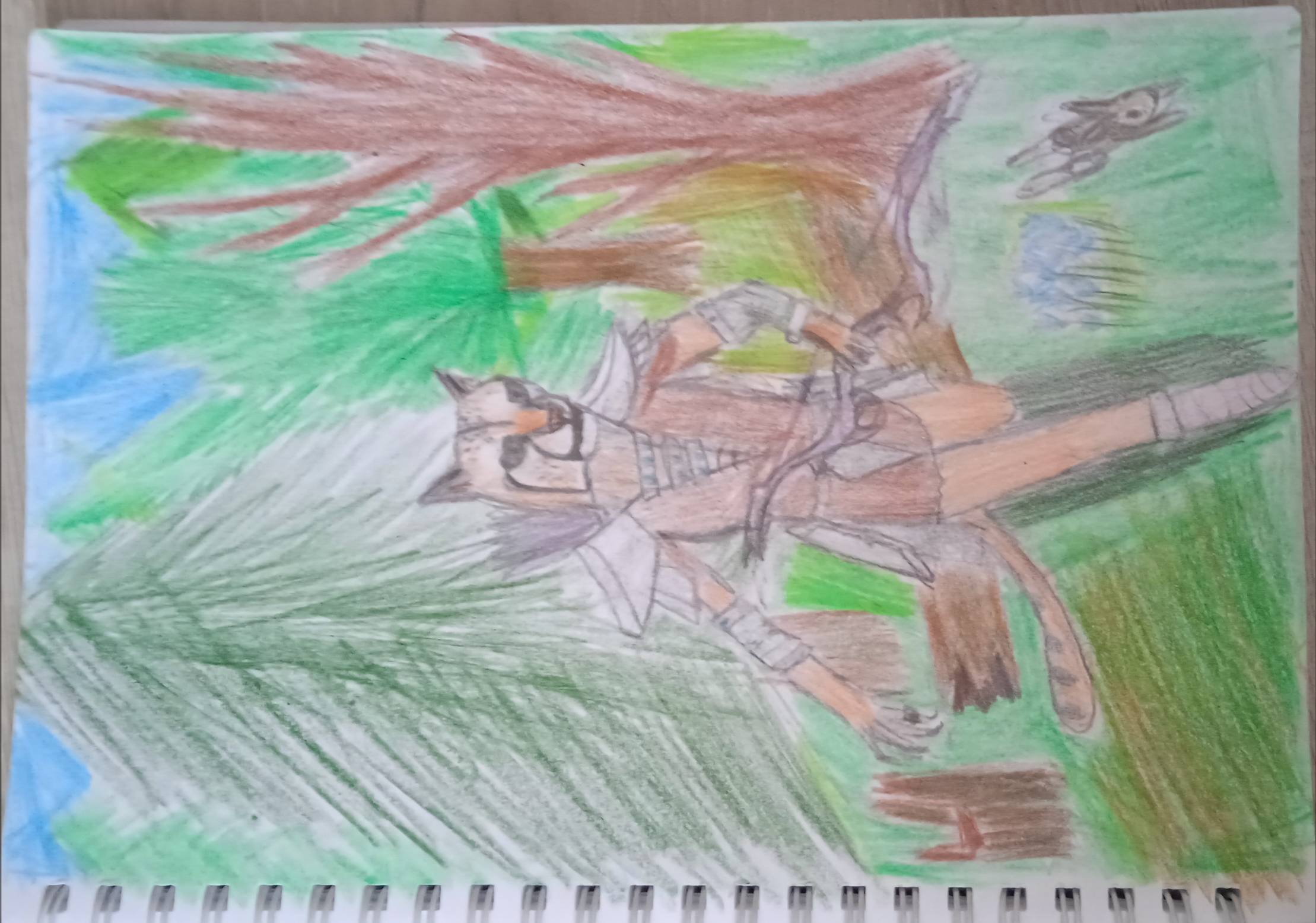 Мои рисунки: «Скайримская кошка»