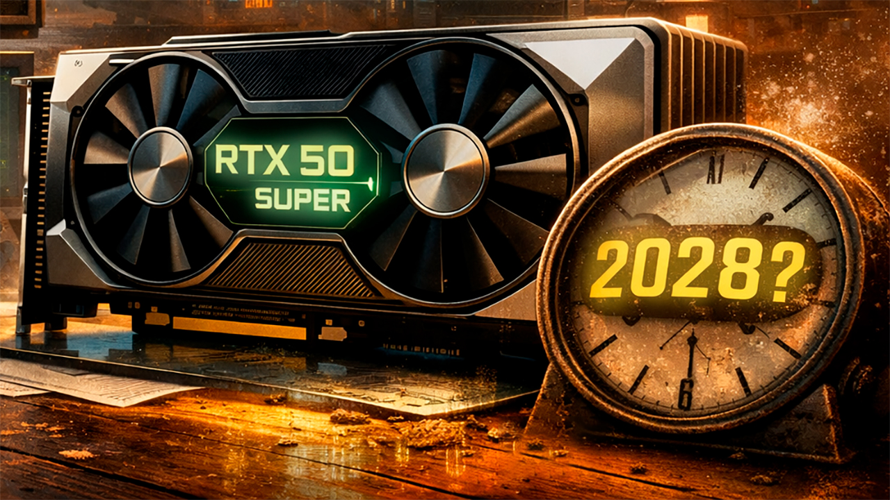 RTX 50 Super задерживается, RTX 60 ожидается в 2028: что известно про обновление линейки