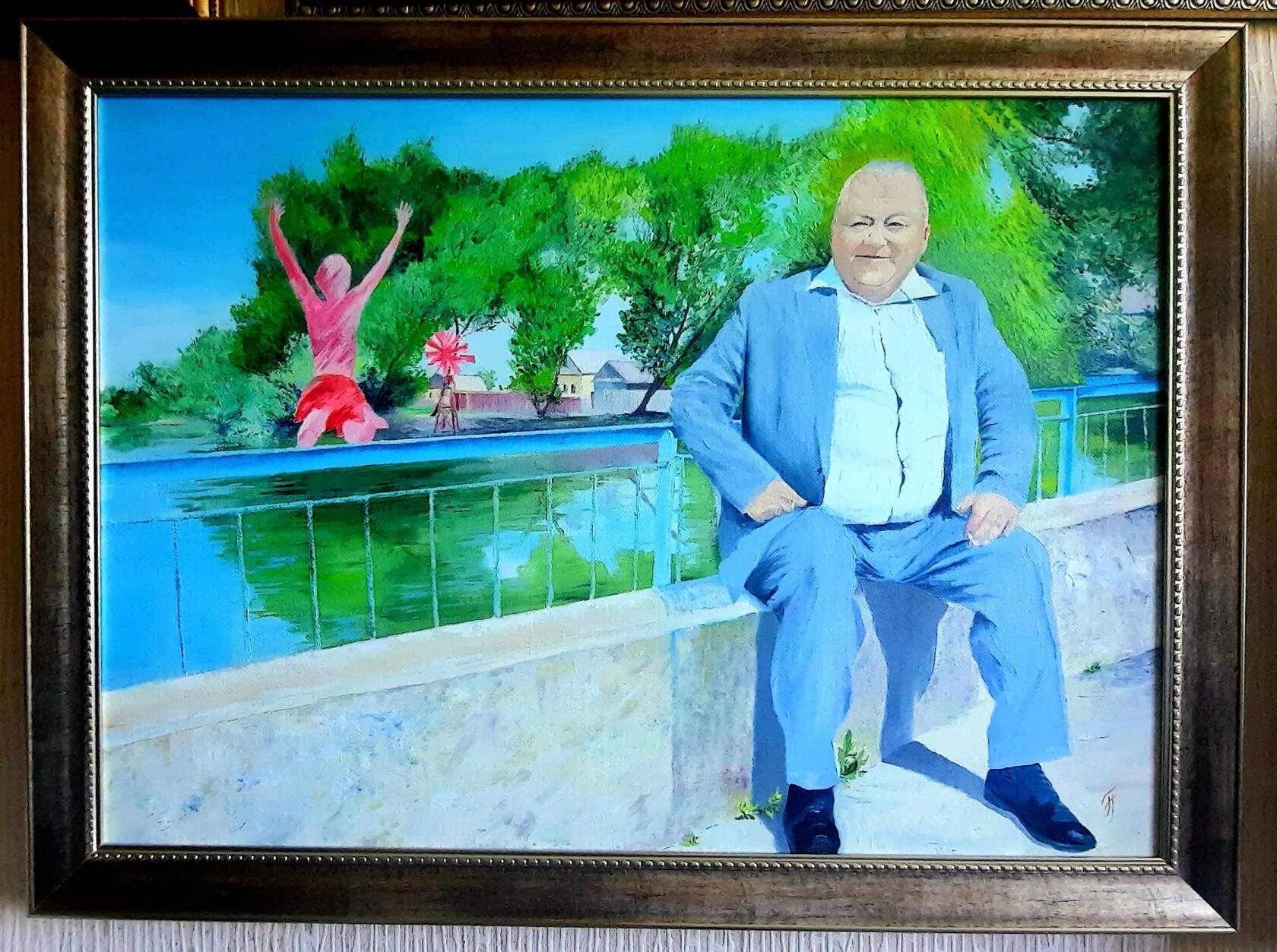 Мой рисунок: картина маслом «Воспоминание»