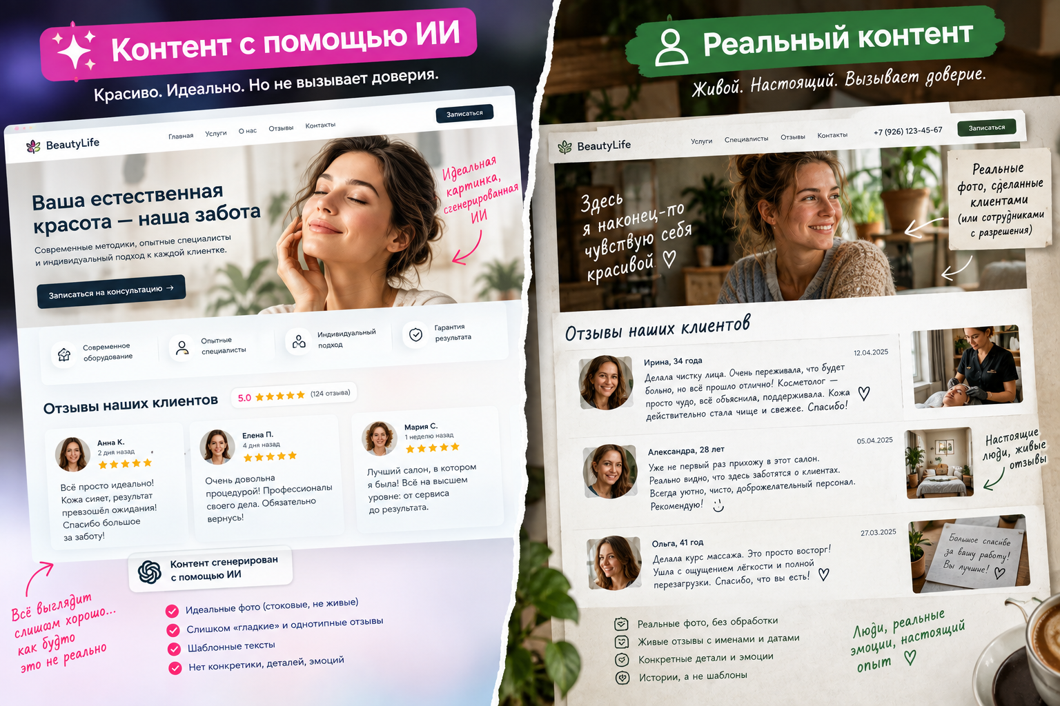 Доверяют ли клиенты вашему контенту и отзывам? Последствия ИИ-контента