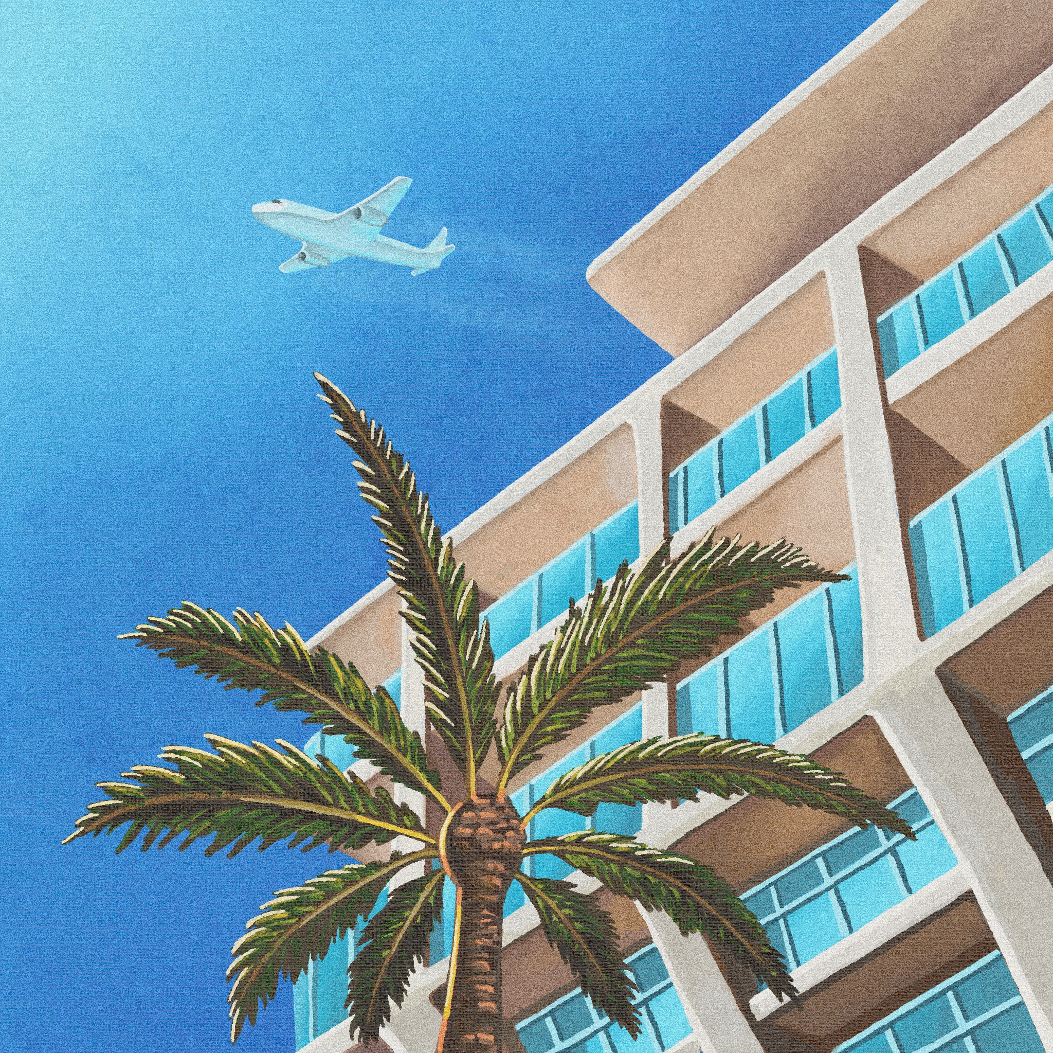 Мой рисунок: картина Sunny Sky, созданная в GoPaint