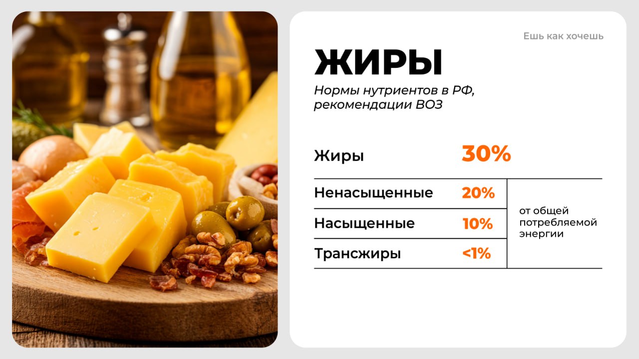 Почему жиры следует ограничивать, но не демонизировать