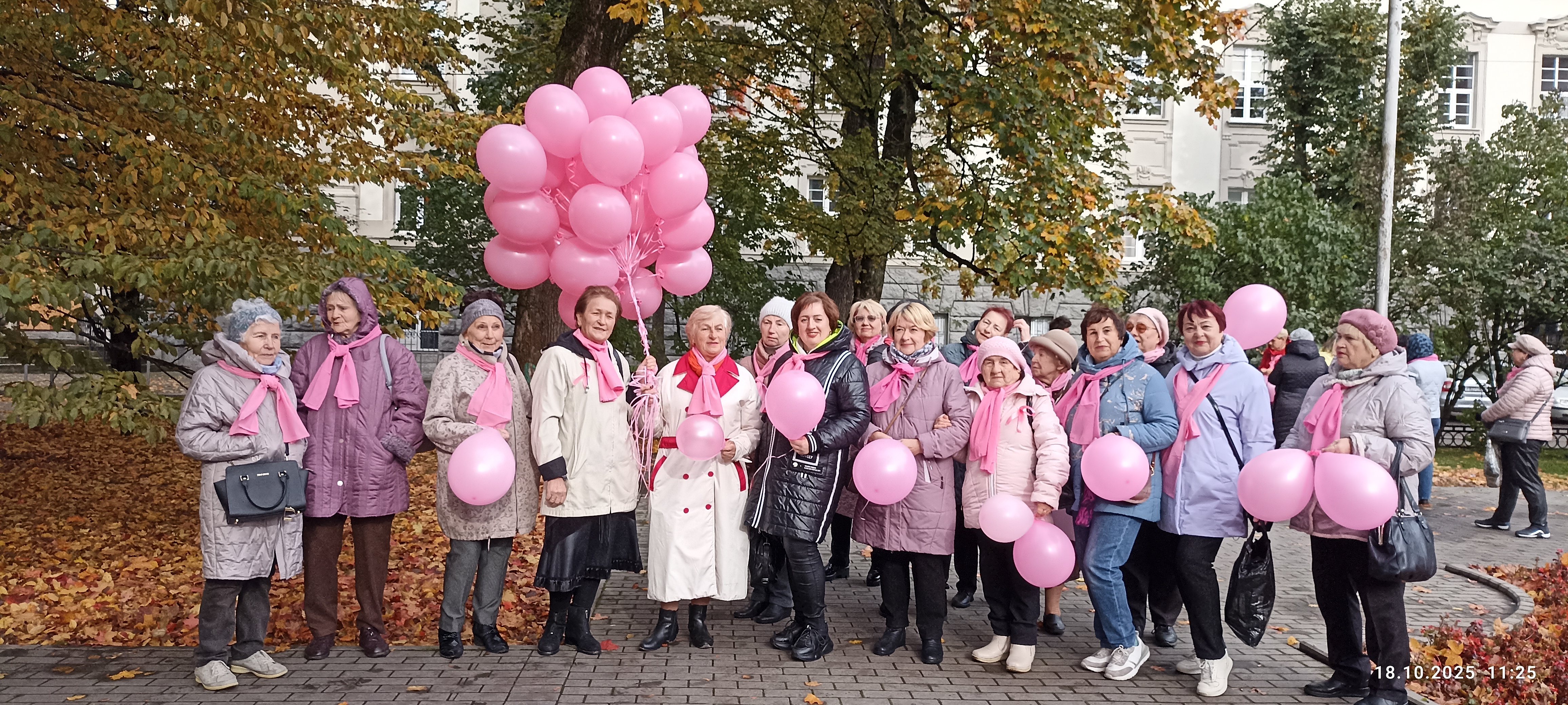 Фото с волонтерства: марш против рака груди в Калининграде