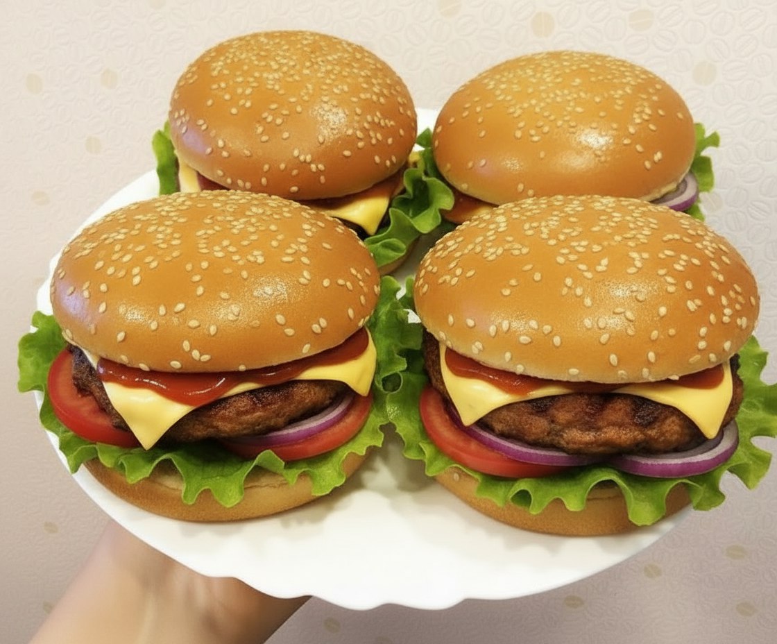 Мой рецепт: домашние бургеры за 117 ₽