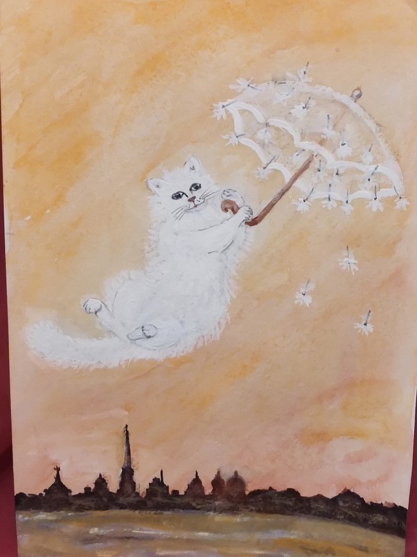 Мои рисунки: серия кошачьих историй