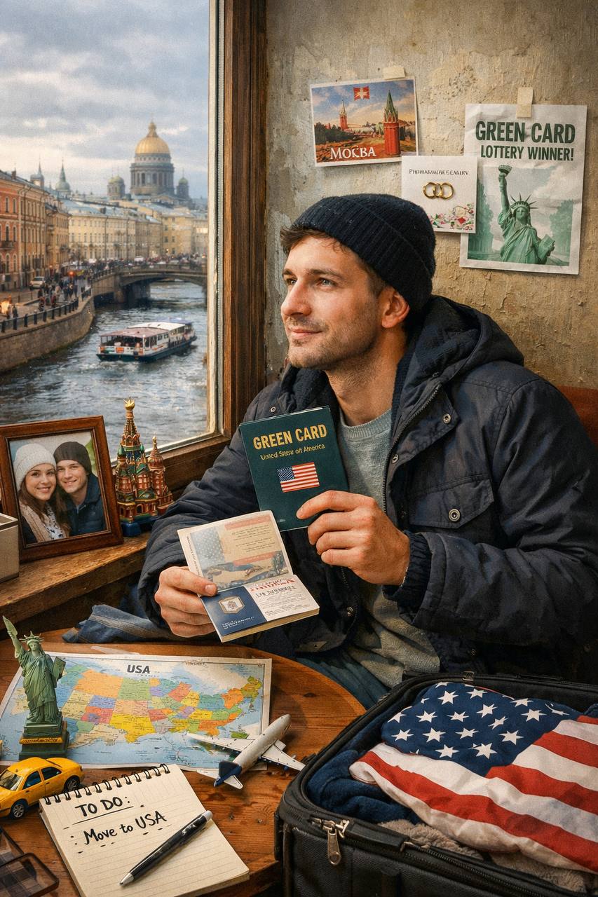 Я выиграл грин-карту в 2025 году и планирую переезд в Штаты в 2026
