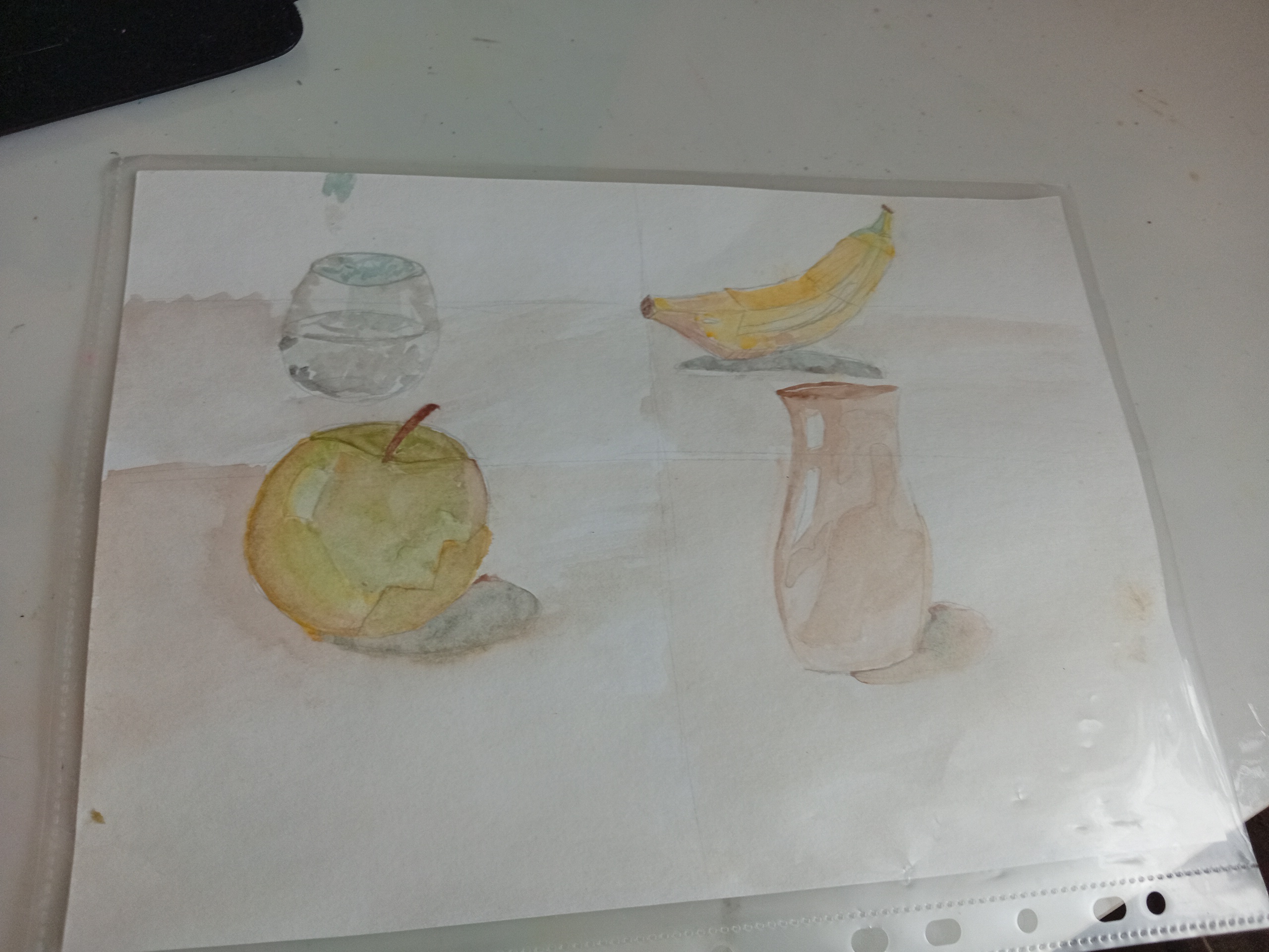 Мой рисунок: сборный натюрморт