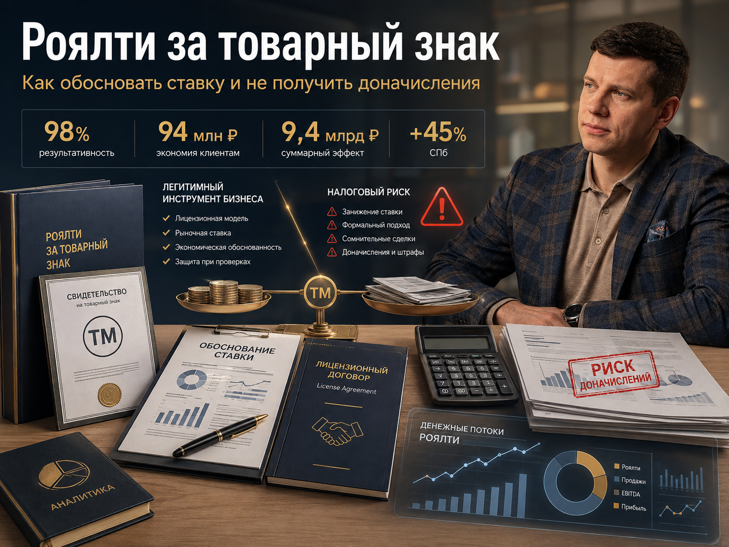 Ставка роялти: как посчитать и почему налоговая пересчитывает ее за вами