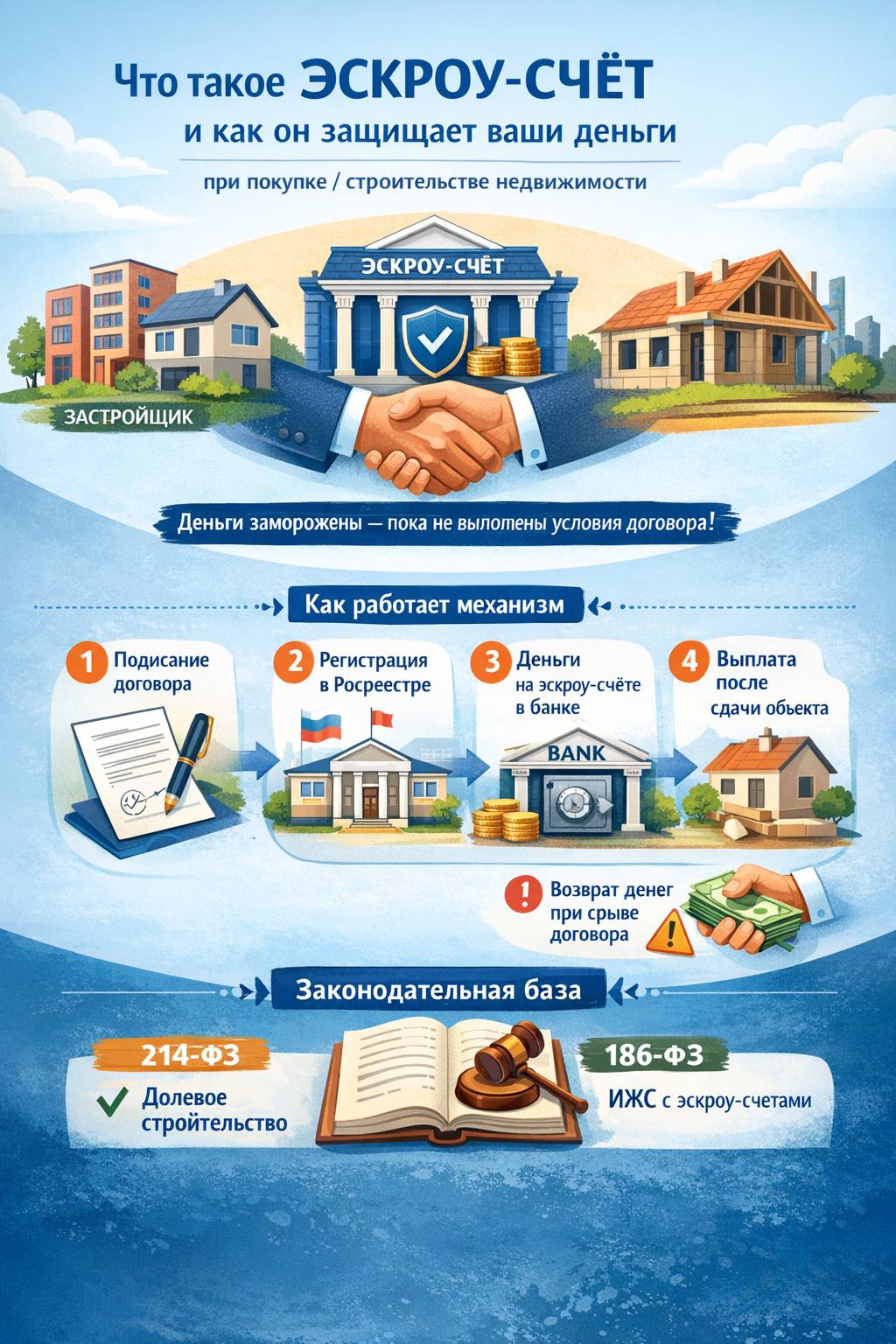 Что такое эскроу-счет и как он защищает деньги при сделках с недвижимостью