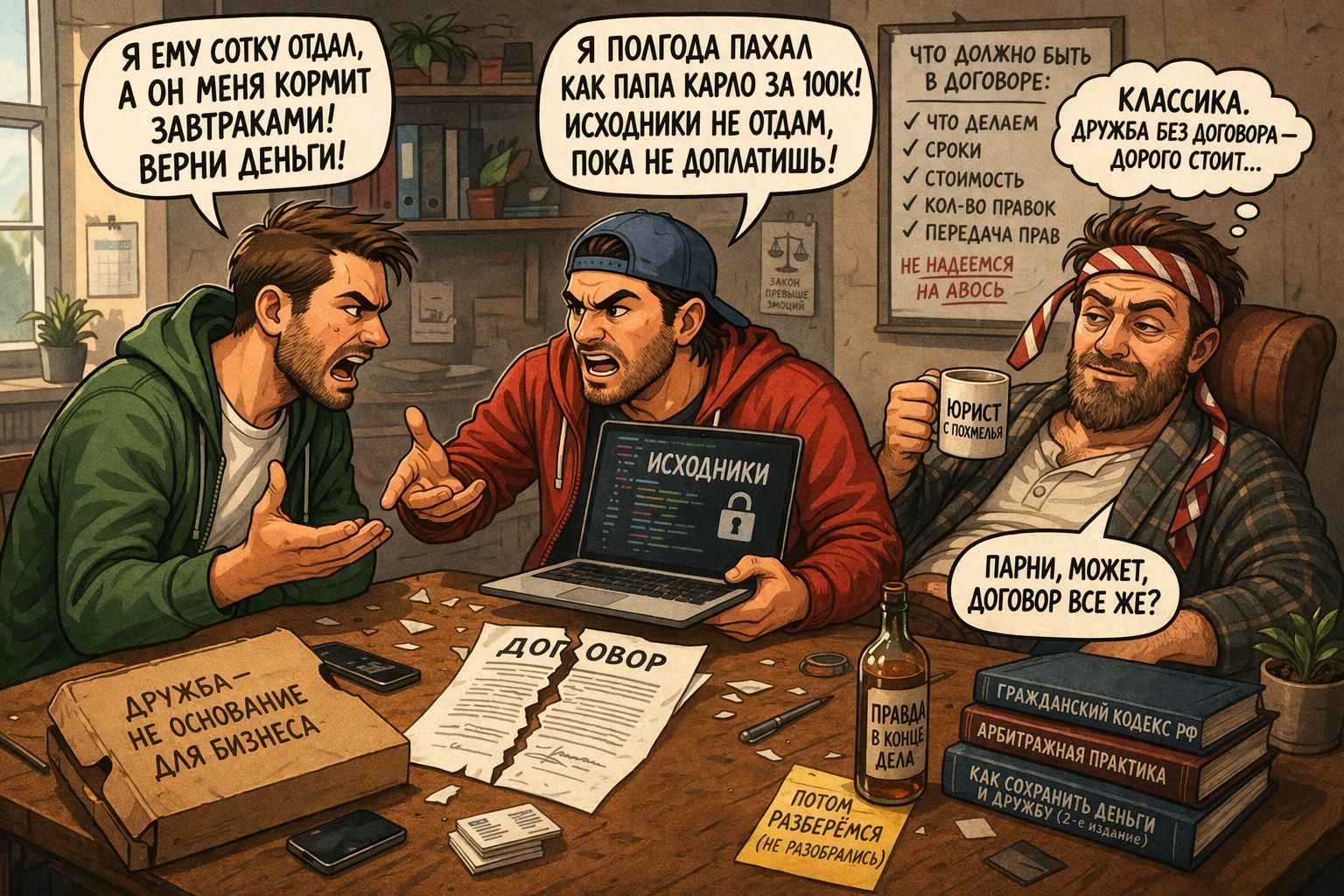Рассказ юриста: «Мы же друзья, зачем нам договор?»
