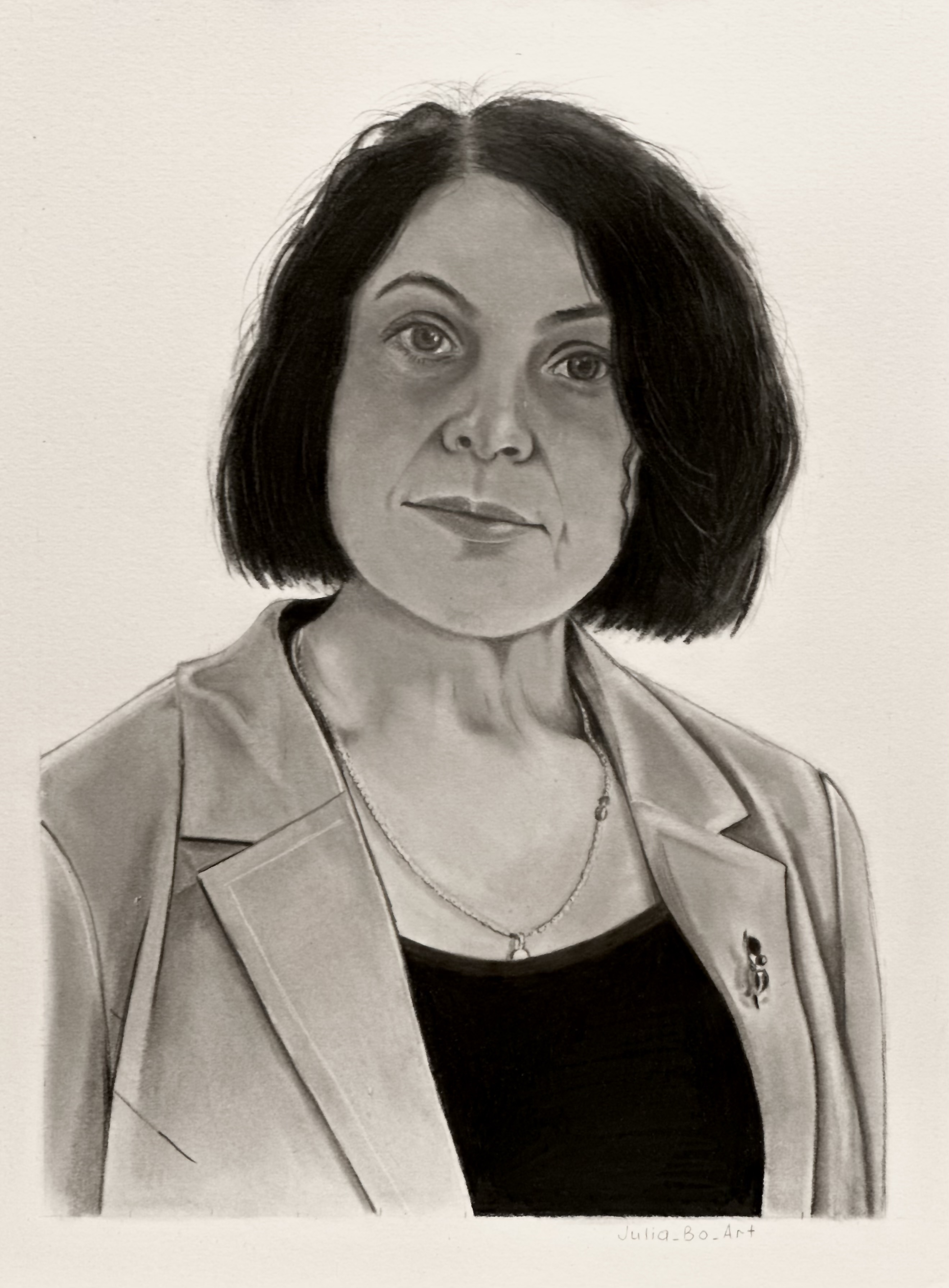 Мой рисунок: портрет мамы моего мужа