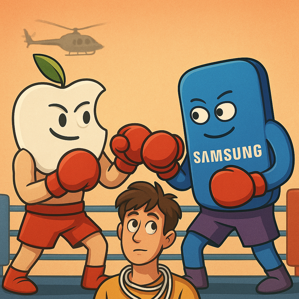 Как патентные войны между Apple и Samsung толкают технологии вперед