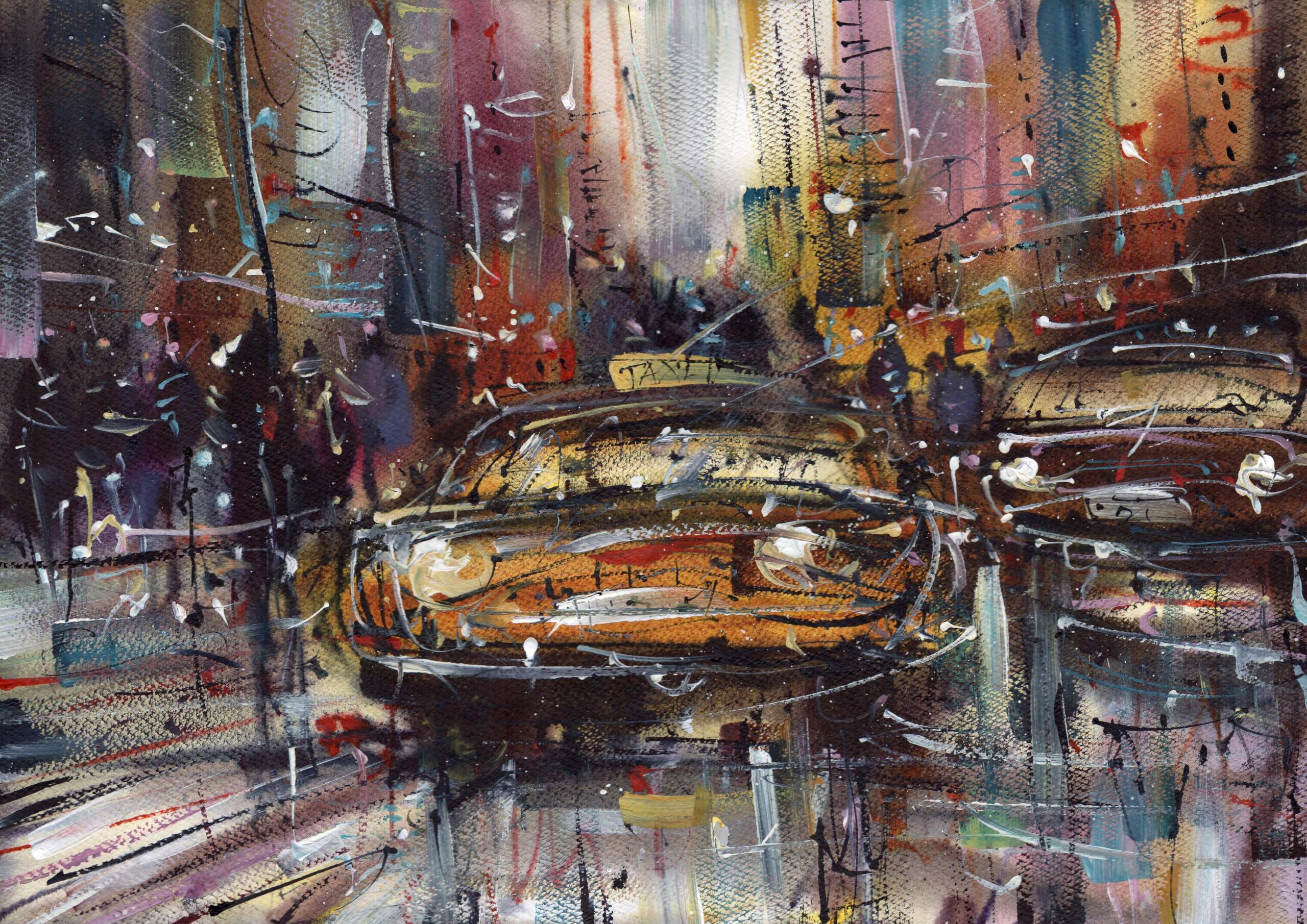 Мой рисунок: Taxi Blues