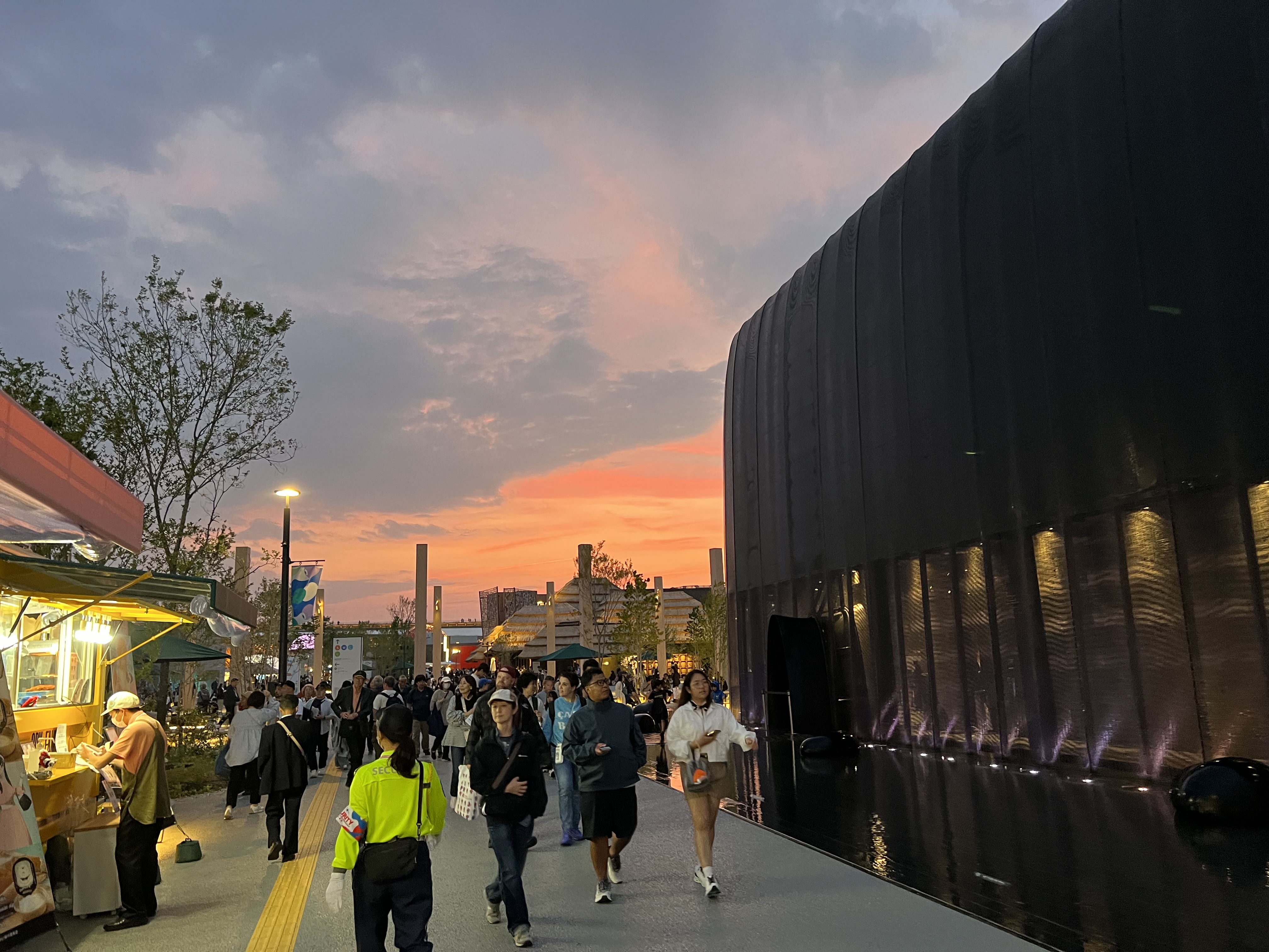 Съемка заката: Osaka expo 2025