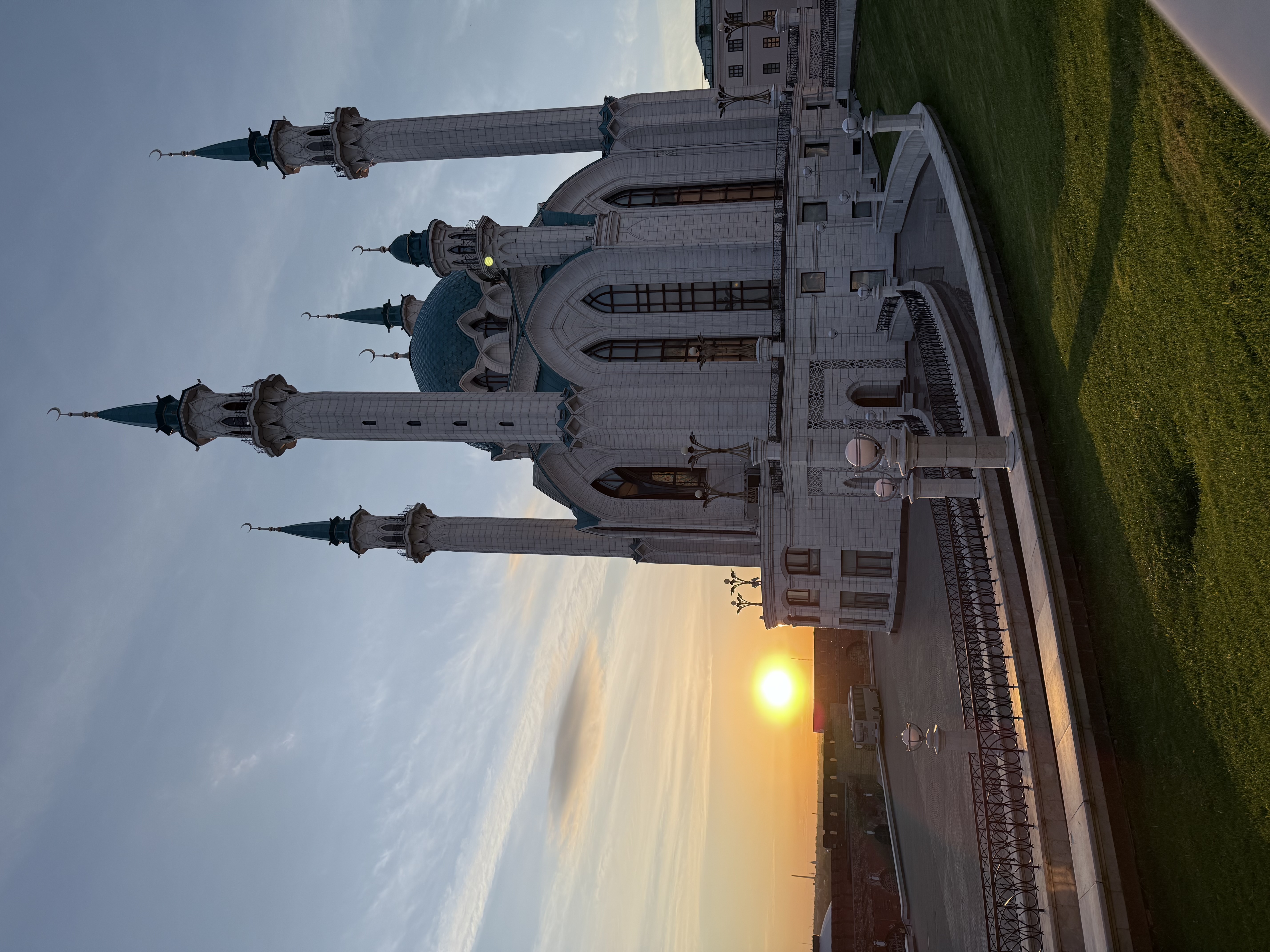 Съемка заката: мечеть Кул-Шариф в Казани