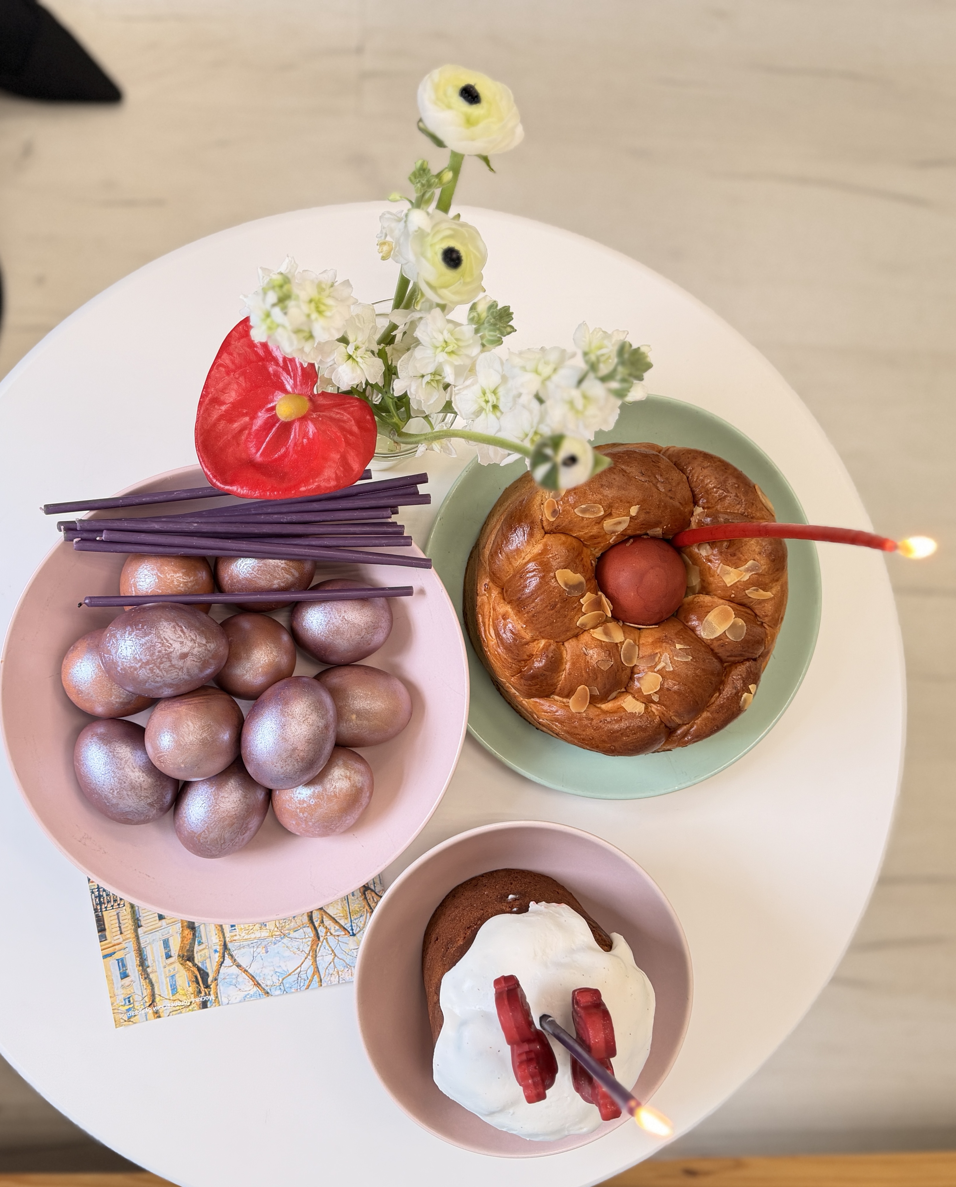 Мое застолье: пасхальный завтрак с коллегами на работе