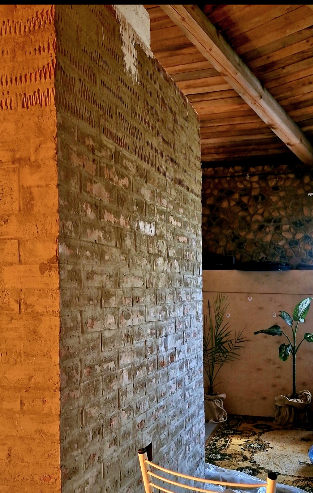 Как я покрасила большую печь в доме