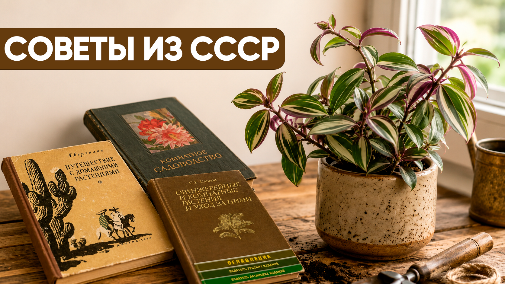 Я перечитала советские книги о комнатных растениях и последовала их советам