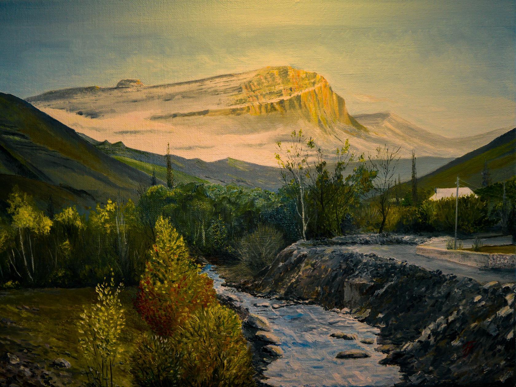 Мой рисунок: картина маслом «Осенний Яру Сув»