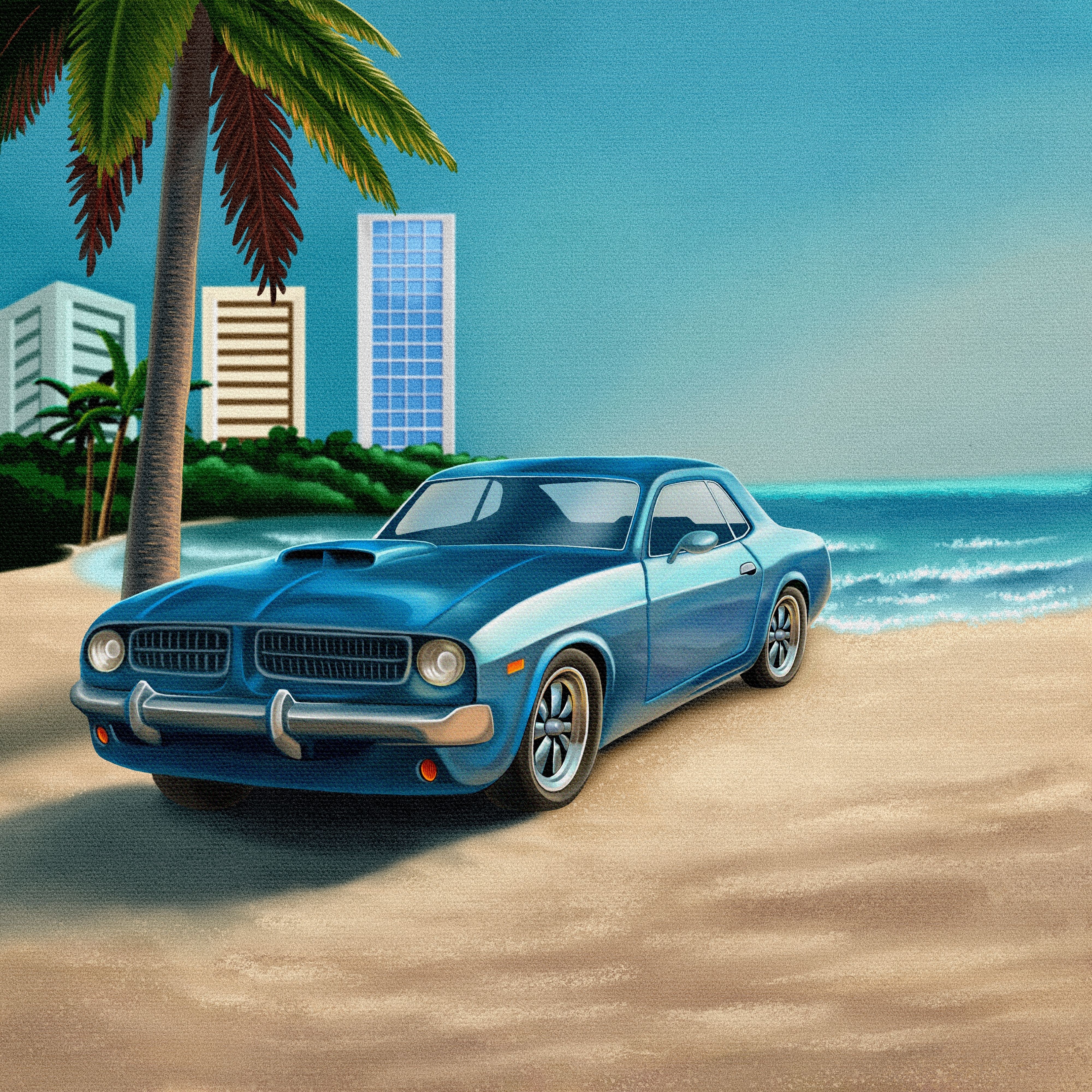 Мой рисунок: картина Sea Breeze, созданная в GoPaint