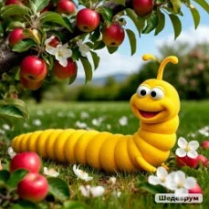 Я сгенерировала в Шедеврум картинки для своих сказок и стишков для внучки