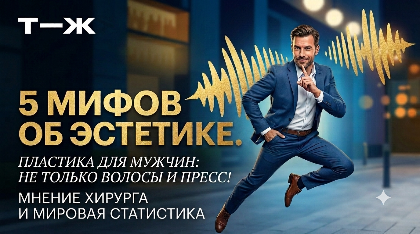 Мужчины тоже делают это: топ-5 стереотипов о мужской пластической хирургии