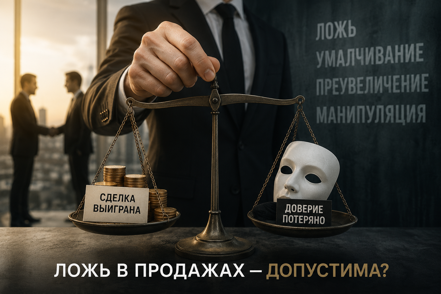Ложь в продажах: помогает или разрушает бизнес