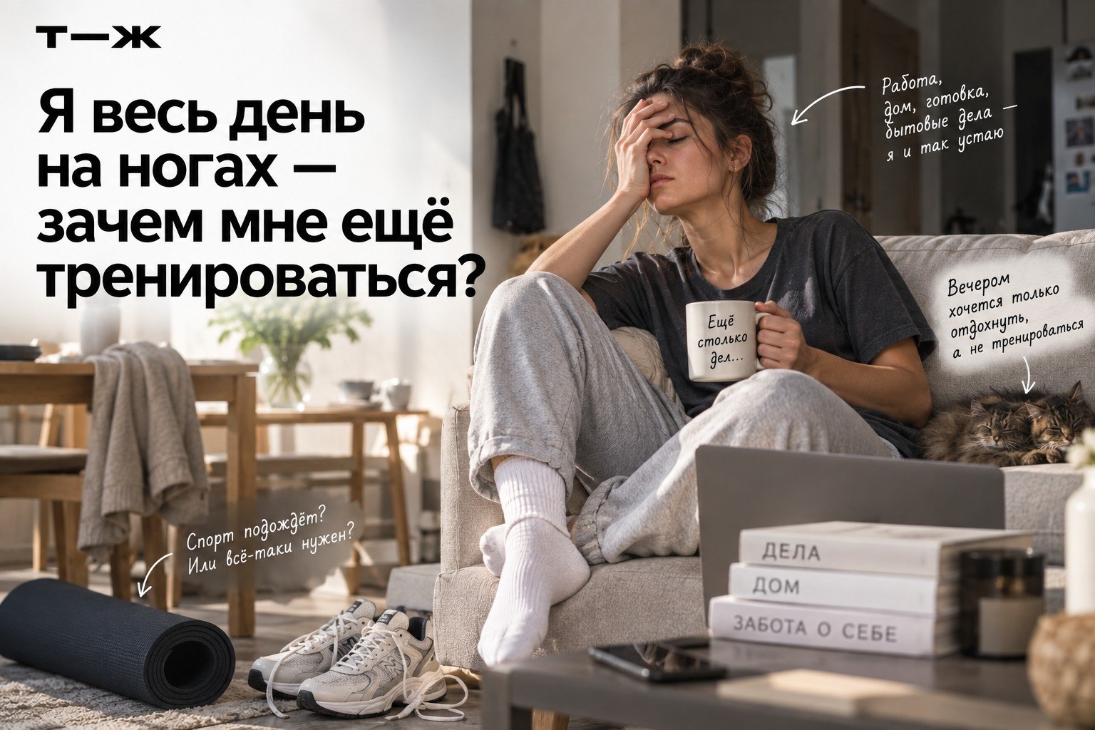 Я весь день на ногах — зачем мне еще тренироваться?