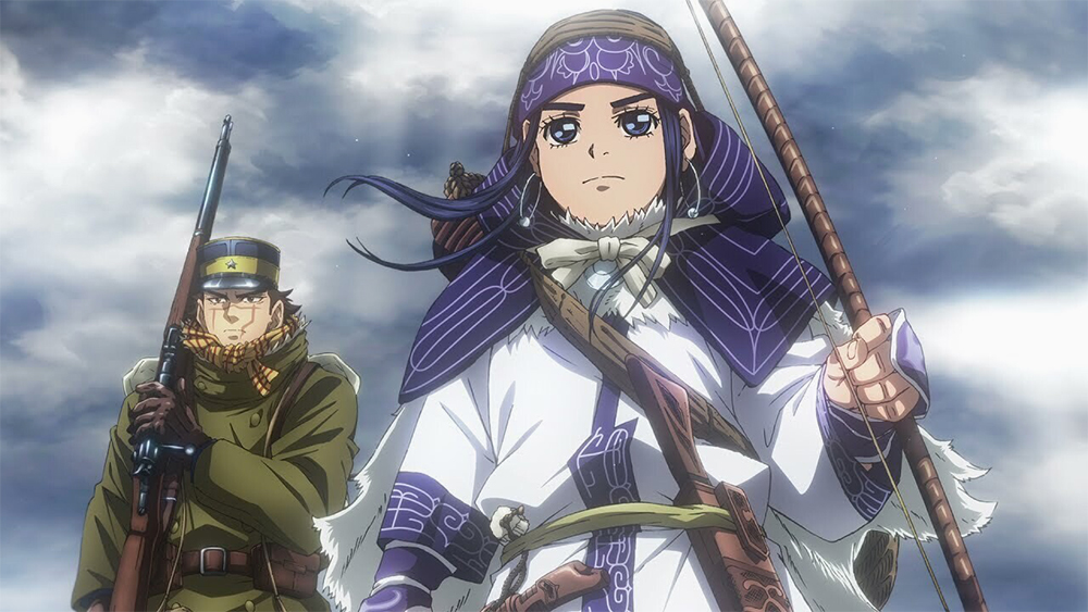 Главные герои «Золотого божества» — японский солдат Сугимото и айнская охотница Асирпа. Источник: Geno Studio