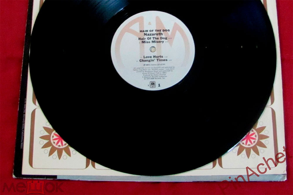 Американский первопресс Hair of the Dog выпущен фирмой A&M Records. Причем в США на этом лейбле до 1982 года выходили и переиздания. Пятаки оригинала и следующих выпусков почти не различались. Альбом от американцев стоит сегодня около 3300 ₽