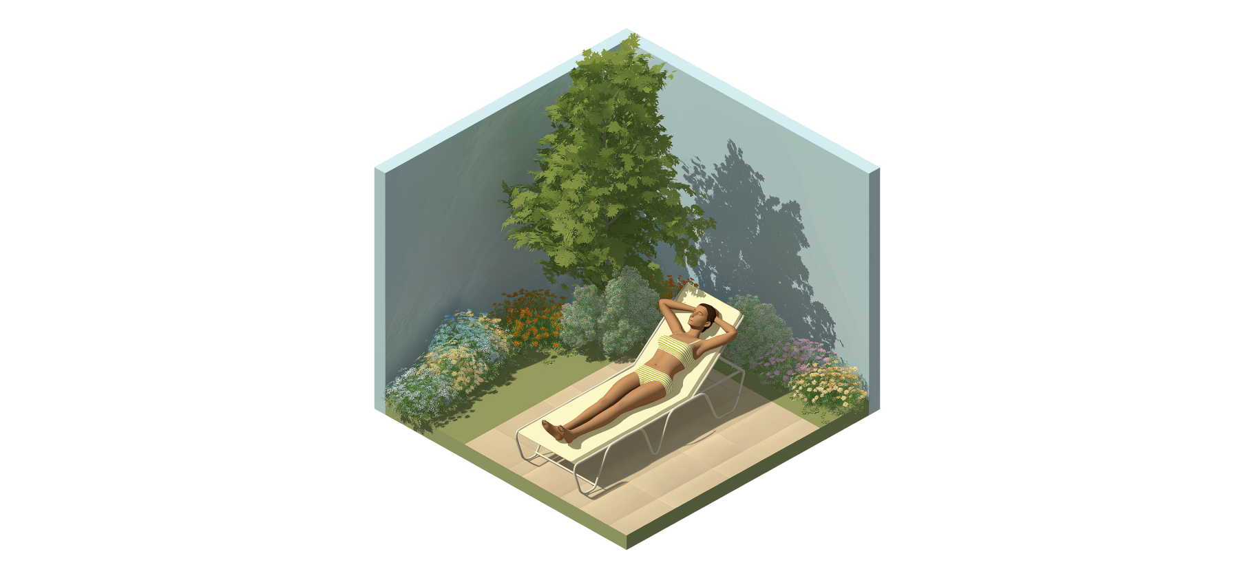 Как сделать пере­пла­нировку в двушке, чтобы получить зону отдыха