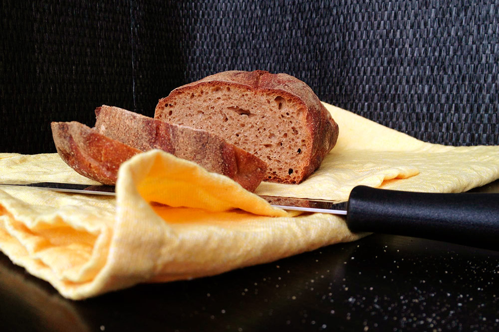 Домашний бородинский хлеб на закваске в духовке