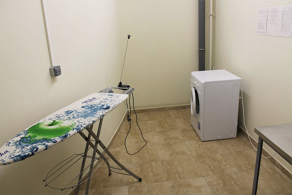 Это комната для стирки на одном из этажей. Источник: msu.ru