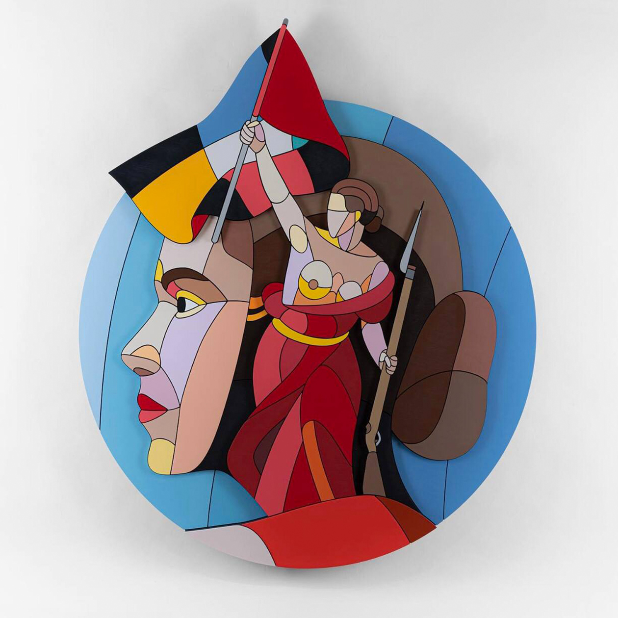 Среди участников выставки — российский уличный художник Дмитрий Аске, который работает с графикой и паблик-артом