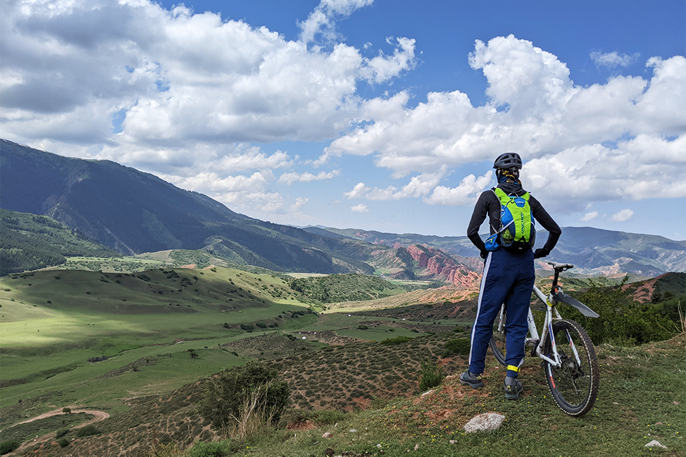 Я на велопробеге по Киргизии