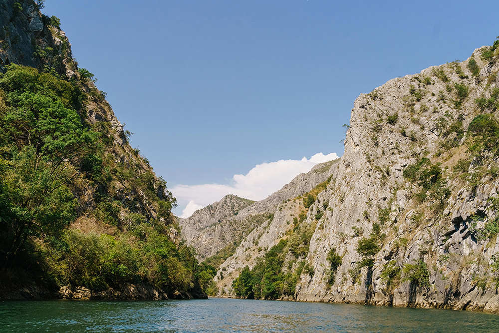 В каньоне Матка находится старейшее искусственное озеро в Северной Македонии