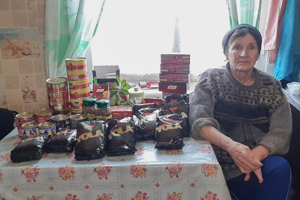 Людмиле Шабалиной из Марий Эл не хватает денег на продукты и лекарства, поэтому фонд отправил ей продуктовый набор