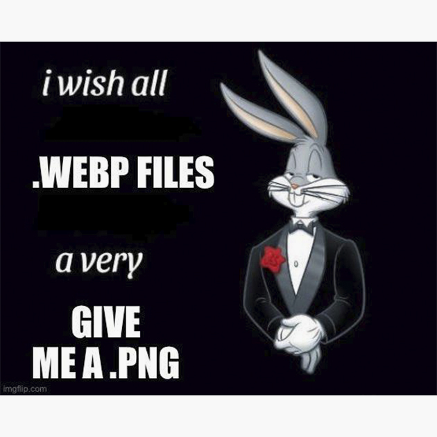 «Я мечтаю, чтобы все WebP⁠-⁠файлы были PNG⁠-⁠файлами»