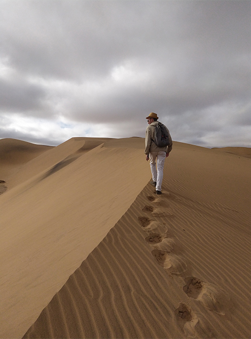 В Намибии я от души побродил по дюнам